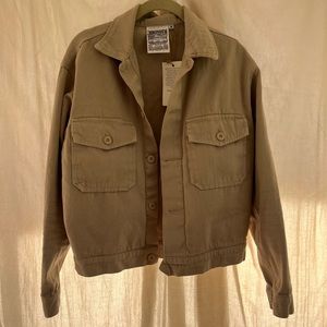 Jungmaven chore mechanic jacket new with tags cotton beige